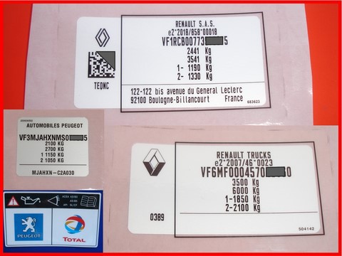 Renault наклейка дублирующая купить