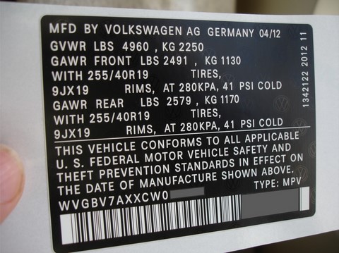 качественная новая наклейка Volkswagen дубликат