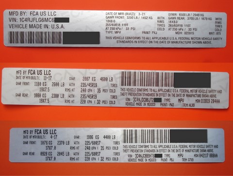 наклейки дублирующие для jeep, dodge ram